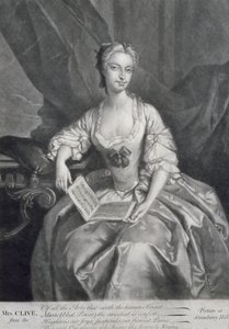 Ritratto di Kitty Clive (1711-85), attrice e cantante, inciso da Alexander van Haecken (1701-58) da Jozef van Aken